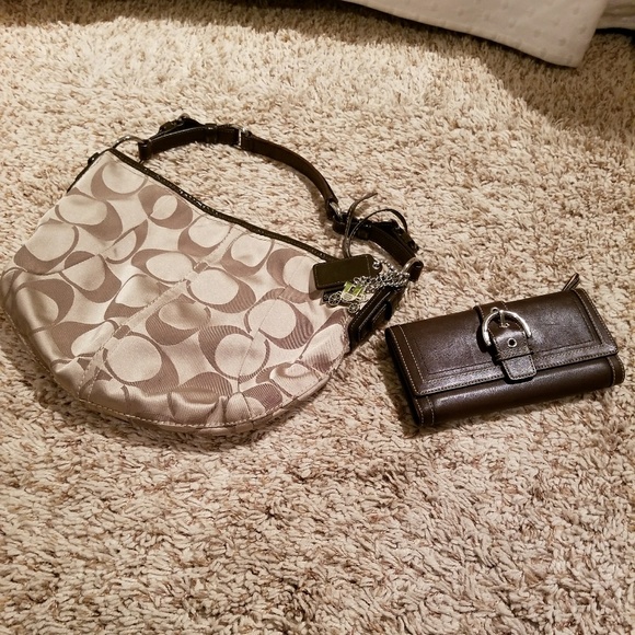 Coach Handbags - Coach purse and wallet bundle